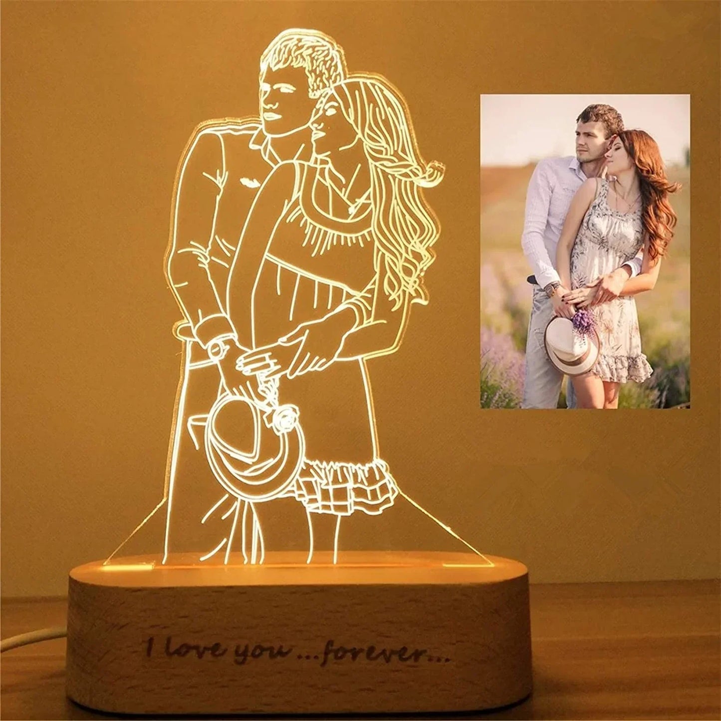 3d Engraved Lamp