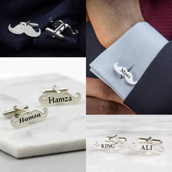 Engraved Mouch Cufflinks