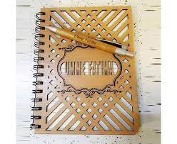 Customized Wooden Diary with Wooden Pen